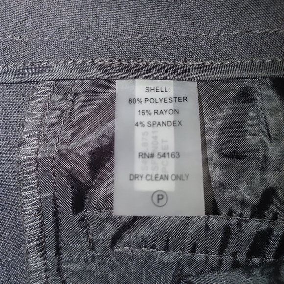 CALVIN KLEIN MODERN-FIT TROUSERS, CHARCOAL GREY 4 - Picture 10 of 10